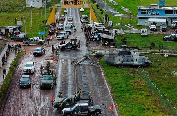 AMLO califica de “accidente” aterrizaje forzoso de helicóptero en Hidalgo