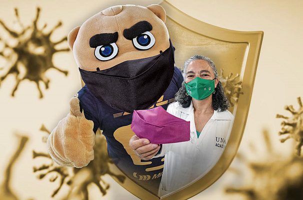UNAM crea cubrebocas que inactiva al Covid-19