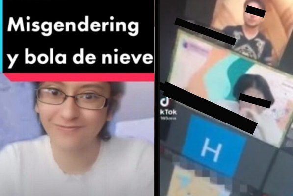 Joven no binaria aparece en redes y aclara su reacción #VIDEO