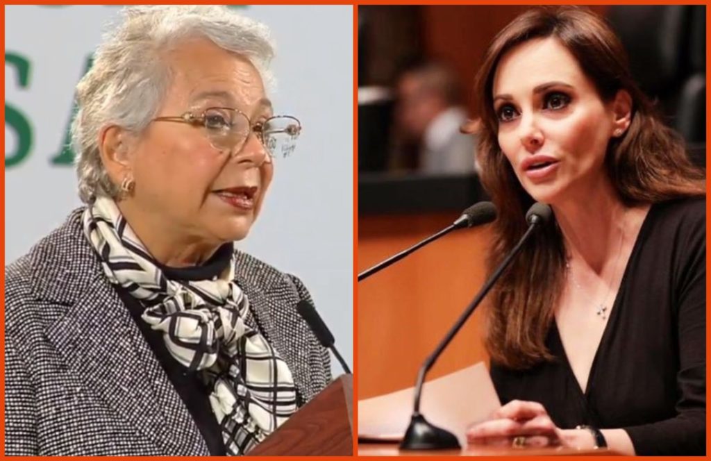 Lilly Téllez se lanza contra Sánchez Cordero "servilismo también tiene cara de mujer"