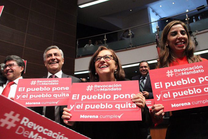 Impulsa Monreal “extra” para revocación de mandato, oposición tratará tema hasta septiembre