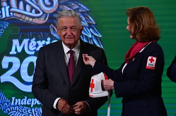 AMLO llama a participar en Colecta Nacional 2021 de la Cruz Roja Mexicana