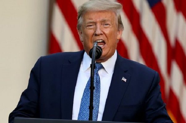 "Biden y su administración se rindieron derrotados", dice Trump en aniversario del 11-S