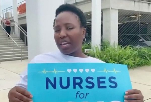 Enfermera se declara culpable de amenazar de muerte a Kamala Harris