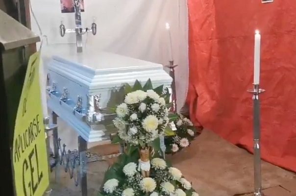 Dan el último adiós a Mía, niña encontrada en escombros del Cerro del Chiquihuite