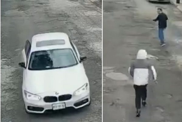 Hombre lograr escapar de intento de asalto, en Ecatepec #VIDEO