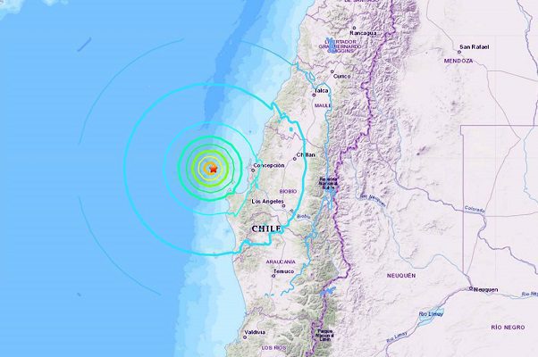 Sin daños ni alerta de tsunami, sismo de 6.6 sacude centro y sur de Chile