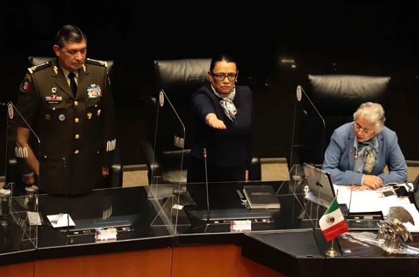 Comparece Rosa Icela Rodríguez ante el Senado por Tercer Informe de Gobierno