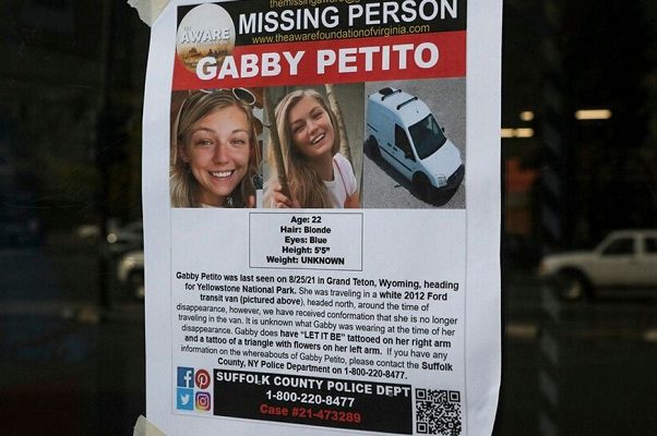FBI confirma el hallazgo del cuerpo de la youtuber Gabby Petito