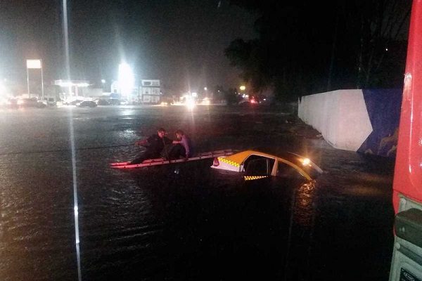 Fuertes lluvias dejaron zonas de Nuevo León con encharcamientos #VIDEOS
