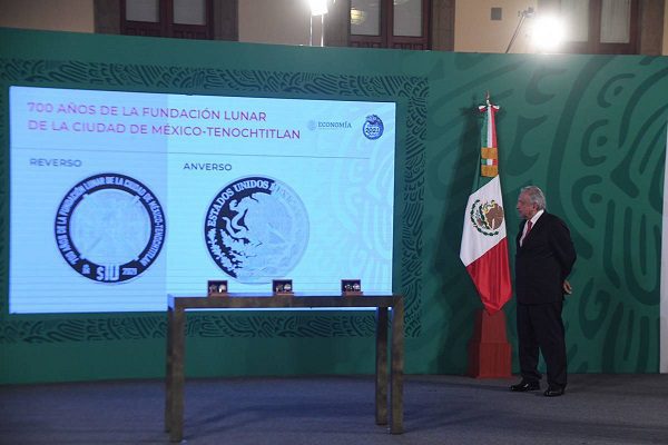 Gobierno presentan monedas conmemorativas por celebraciones de México