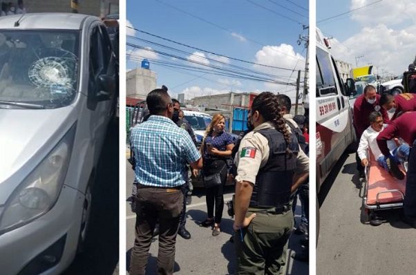 Al menos un herido de bala tras riña entre taxistas en Tecámac, Edomex #VIDEO