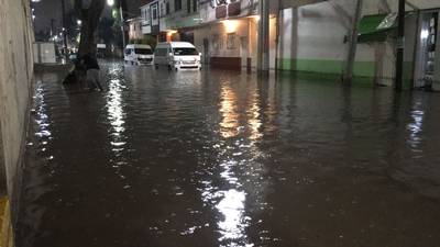 Río Lerma a punto de desbordarse por lluvias