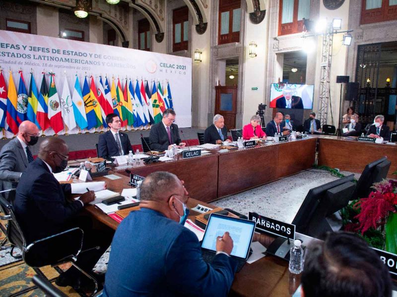 AMLO urge ante la CELAC a poner fin a políticas de bloqueo
