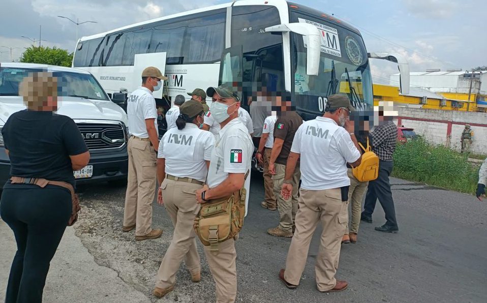 Rescatan a 262 migrantes en el sur de Veracruz