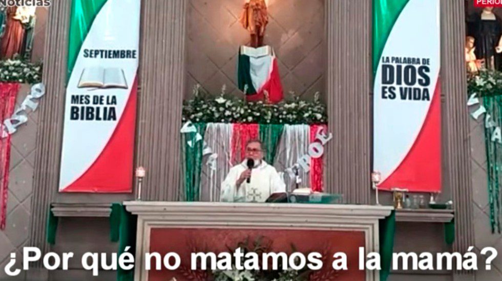 Sacerdote llama a matar a mujeres que aborten; “no sirven para nada” #VIDEO