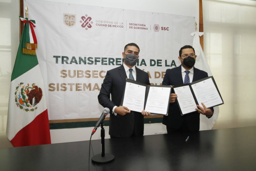 Secretaría de Gobierno y SSC de la CDMX firman acuerdo para la transferencia del Sistema Penitenciario