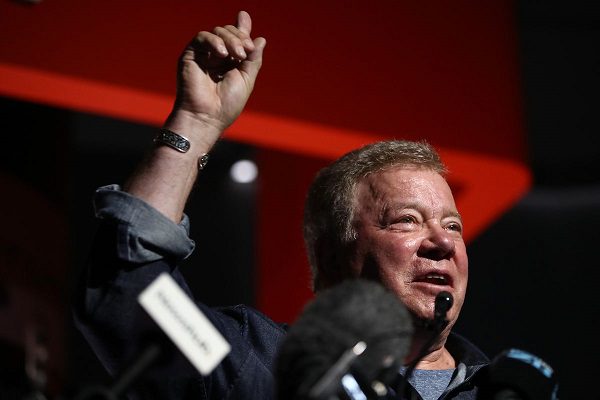 A sus 90 años, William Shatner, 'Kirk' en “Star Trek”, irá al espacio