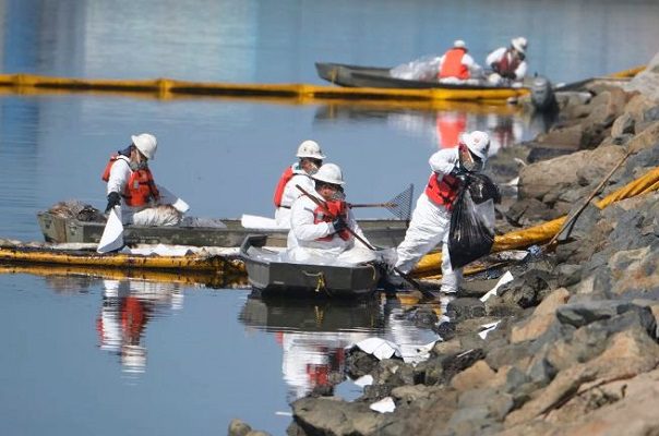 Derrame petrolero en California ensucia playas y provoca muerte de la fauna local