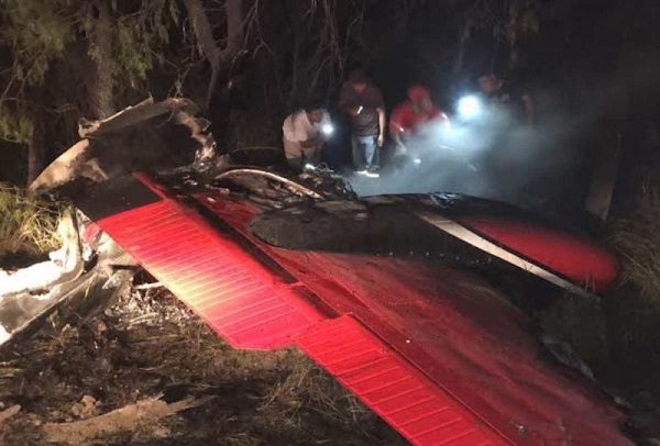 Se desploma e incendia avioneta en Vallecillo, NL; no hay heridos