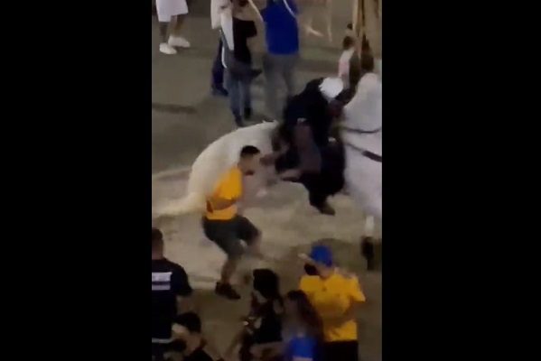 Denuncian abuso policial contra aficionado de Tigres en Monterrey #VIDEO