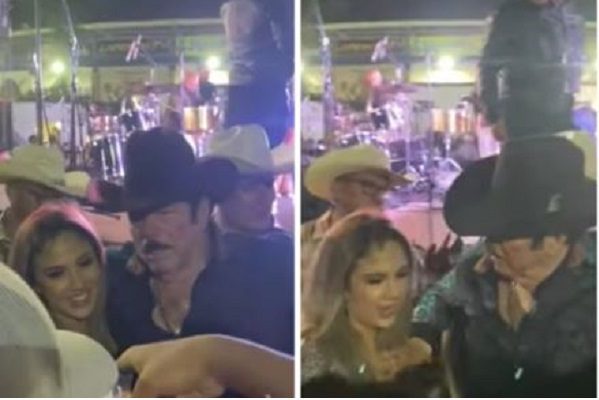 Critican al cantante Lalo Mora por tocar seno a fan que le pidió una foto