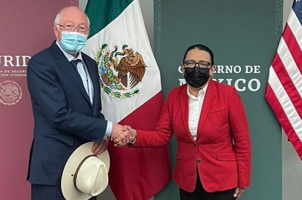 El embajador Ken Salazar se reunió con Ebrard, Gertz y Rosa Icela