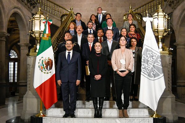 Los 16 alcaldes de 4T y oposición se reunieron con Sheinbaum