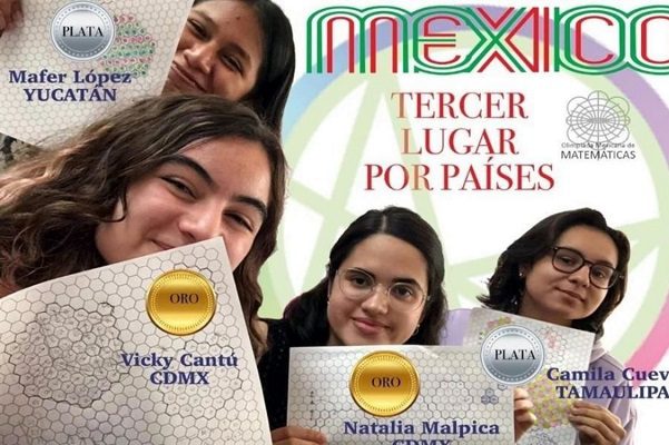Mexicanas ganan medallas de oro y la plata en olimpiada panamericana de matemáticas
