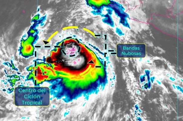 Tormenta tropical 'Pamela' dejará fuertes lluvias en tres estados