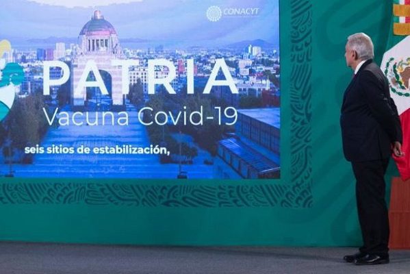 AMLO anuncia inversión de 180 mdp para investigación de vacuna Patria