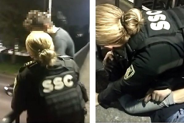 Policías capitalinos evitan que joven se arroje de puente peatonal #VIDEO