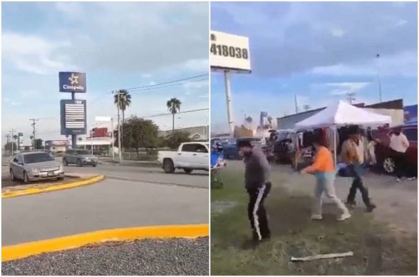 Se registra balacera cerca de tianguis en Matamoros #VIDEOS