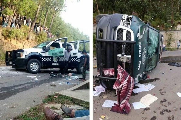 Pobladores amenazan con lincha policías por uso de drones, en Veracruz