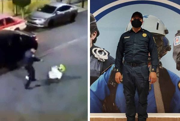 Ascienden "de manera inmediata" a policía que frustró asalto en Iztacalco