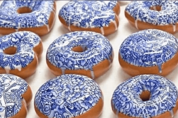 Donas de talavera, la sensación de una cafetería en Puebla