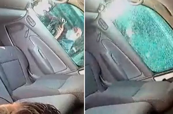 A pesar de disparo, chofer evita asalto en la México-Pachuca #VIDEO