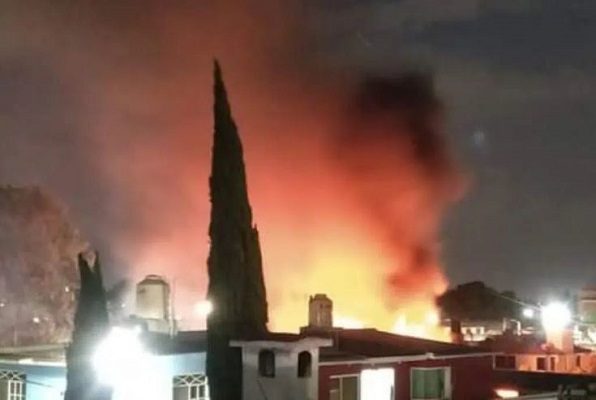 Explosión de pirotecnia en Tultepec deja cuatro heridos, dos en estado grave