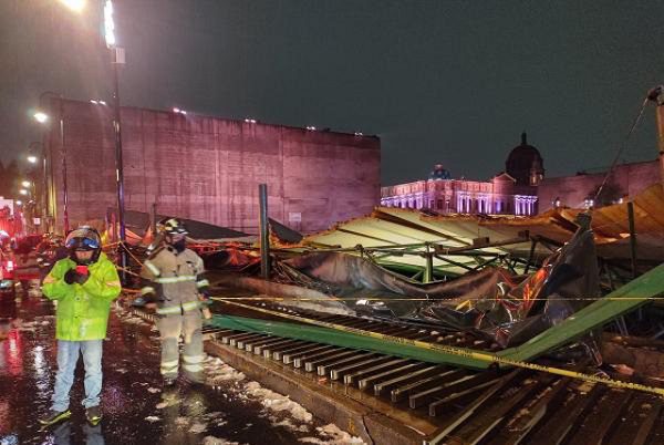 Secretaría de Cultura anuncia retiro de techo colapsado en el Templo Mayor