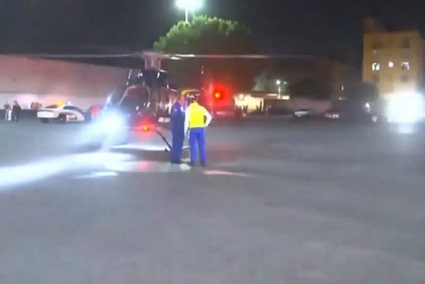 'Cóndores' trasladan a niña de un año tras caída de un edificio, en Tláhuac