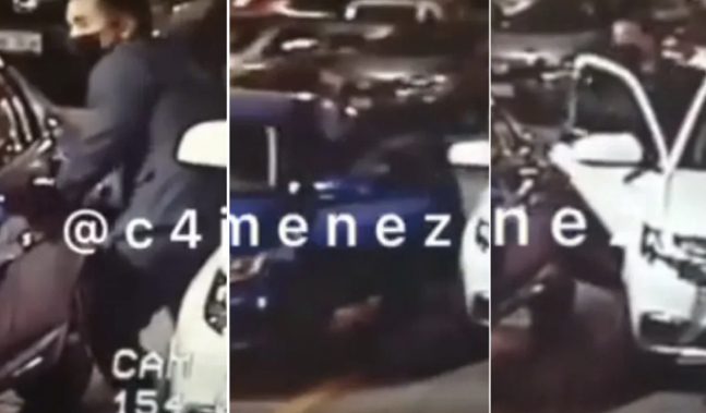 Sujeto es captado robando en estacionamiento de Parque Delta #VIDEO