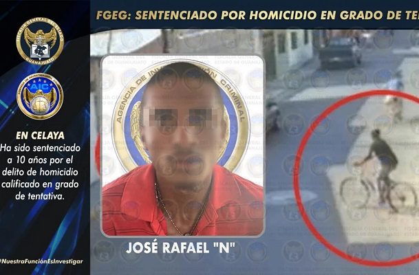 Dan 10 años de cárcel a hombre por quemar rostro a mujer, en Celaya