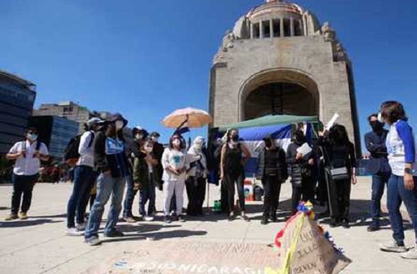 Desde México protestan contra "elecciones fraudulentas" en Nicaragua