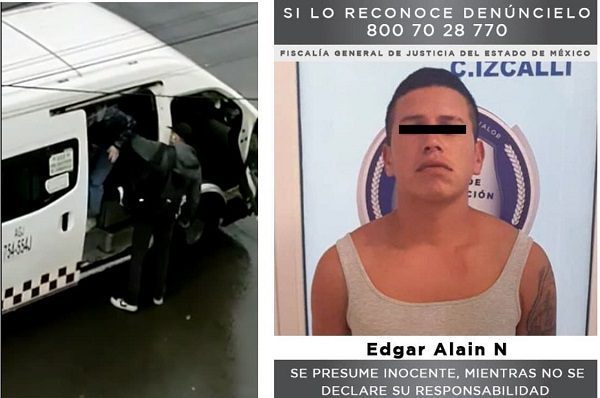 Cae “El Picos Alain”, acusado de asaltos en transporte público en Tultitlán