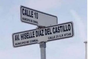 Alcaldesa en Yucatán es criticada por ponerle su nombre a una calle