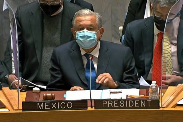 AMLO propone en la ONU plan de "fraternidad y bienestar a favor de los pobres"