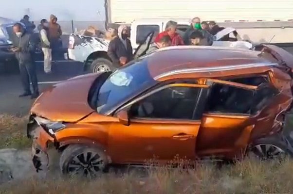 Por segundo día consecutivo, se registra carambola en Circuito Exterior Mexiquense