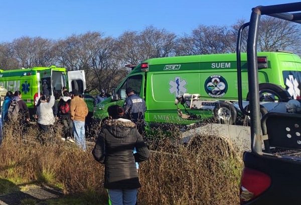 Al menos 14 heridos en la carretera Toluca-Zitácuaro por choque