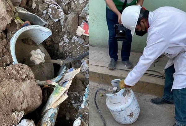 Extraen tanques de gas tras explosión en la colonia Pensil