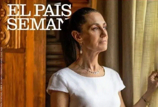 Sheinbaum será portada de suplemento dominical de periódico El País